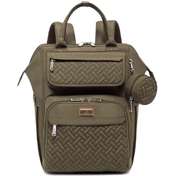 Diaper Bag Backpack, BabbleRoo Multifunction Large Baby Bags with Changing Pad - Picture 1 of 6